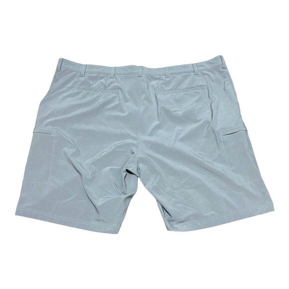 IZOD Golf Mens Cargo Shorts Sz 48 Light Blue Gray Polyester Blend Atheltic Sport - Picture 5 of 6
